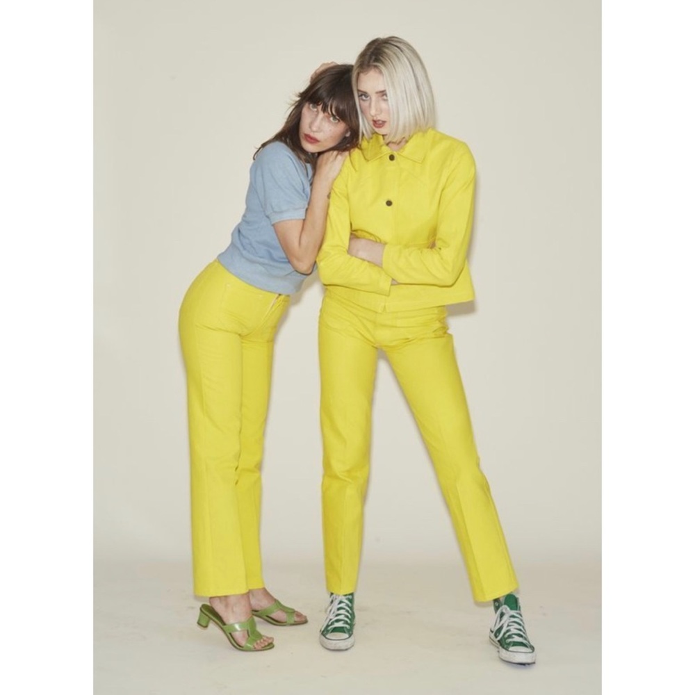 Lykke Wullf Perfected Ranch Pant | Sulphur canvas